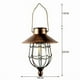 thumbnail image 3 of Faroles solares de jardín para exteriores, de metal, vintage, color blanco cálido, para jardín, patio, decoración de árboles, lámpara colgante de hierro., 3 of 6