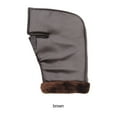 thumbnail image 3 of Youkk Leather Motorcycle Handlebar Muffs Gloves Stay Warm And Comfortable On Rides Super Warm Brown S, 3 of 6