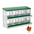 thumbnail image 2 of AKDSteel Nesting Boxes for Chickens, 6/8/10 Compartments Chicken Laying Boxes for Laying Eggs, Galvanized Steel Roll Away Nesting Boxes Chicken for Different Breeds, 2 of 7