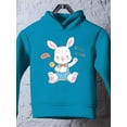 thumbnail image 3 of Cute Bunny With Flower Hoodie Toddler -Image by Shutterstock,  2 Toddler, 3 of 4