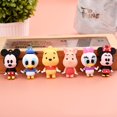 thumbnail image 5 of Llaveros de goma de Mickey de Disney para mujer, llaveros de dibujos animados bonitos para bebé niño y niña, llavero de bolso encantador, accesorios de coche Kawaii, 2021, 5 of 5