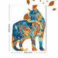 thumbnail image 3 of Qisvanset Mosaic Abstract Face Canvas Print 12x16 Inch Home Wall Gift, 3 of 8
