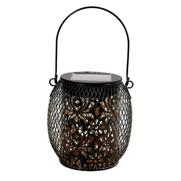 Solar Garden Light Solar Lamp Lantern Art Outdoor Decorative Solar LED Light for Courtyard Landscape Garden Rose Style