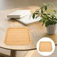 thumbnail image 3 of Bamboo Bread Plate Desktop Storage Tray Bamboo Snack Plate Dried Fruit Plate Bamboo Serving Tray, 3 of 8