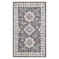 thumbnail image 6 of MeyJey Oriental Indoor Area Rug 3'x5' Non-Slip Machine Washable Vintage Distressed Floor Carpet for Living Room Bedroom Dining Kitchen Hallway, Gray/Brown, 6 of 15