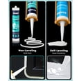 thumbnail image 4 of Kohree Non-Leveling RV Roof Sealant 2 Pack,White Non-Sag Lap Sealant for RV Roof Repair,Maintenance,Camper & Trailer, 4 of 8