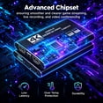 thumbnail image 2 of Duomigo Video Capture Card 4K HDTV Loop-Out, 1080P 60FPS/2K 30FPS Game Capture Device for Streaming, Compatible with PS5/Switch/Camera/PC/OBS (Black), 2 of 8