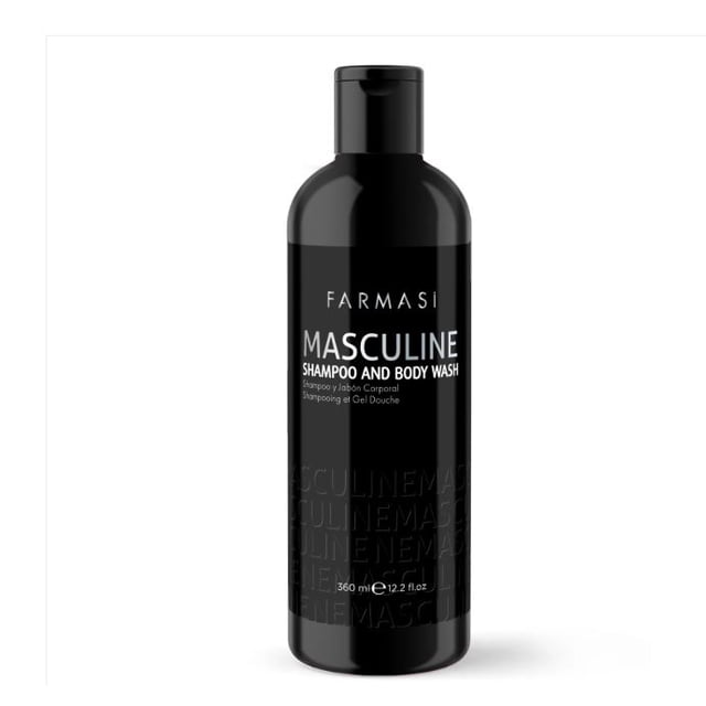 Masculine Shampoo & Body Wash es un producto 2 en 1 farmasi