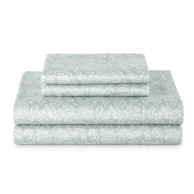 Better Homes & Gardens 4-Piece 300 Thread Count Floral Soft
