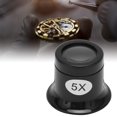 thumbnail image 4 of Lupa de lupa para joyeros 5X herramienta profesional de reparación de relojes de borde redondo lupa de reparación para relojeros ANGGREK Otros, 4 of 8