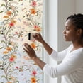 thumbnail image 5 of Unique Bargains No Glue Flowers Window Film Static Cling Decor Multicolor 39.4" x 15.7", 5 of 8