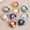 Random Mixed, variant on U8MO 10pcs 18mm Triangle Faceted Crystal Glass Loose Beads for Jewelry Making-Random Mixed