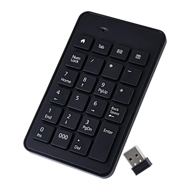 teclado numérico,Mini teclado numérico portátil teclado numérico 23 teclas,Teclado numérico inalámbrico teclado numérico oficina,teclado numérico delgado teclado laptop pad