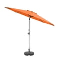 thumbnail image 1 of CorLiving 10ft Wind Resistant Tilting Patio Umbrella with Aluminum & Steel Frame & Round Base, 1 of 7