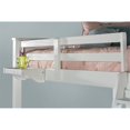 thumbnail image 2 of Highlands Full Loft Bed with Hanging Nightstand in White, 2 of 8