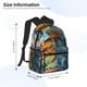 thumbnail image 2 of Fotbe Whimsical Goat Artist Mochila Ligera Casual para Laptop para Hombres y Mujeres, Mochila Impermeable de Uso Diario, Mochila para Universidad, 2 of 6