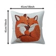 thumbnail image 3 of Nkmbld Decorative Pillow Covers Foxes Enfold Pillowcase, Summer Farmhouse Decorative Cushion Case for Living Room Couch Sofa Bed, 3 of 8