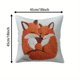 thumbnail image 3 of CaiYueKe Fox Pillow Cover Enfold Embrace Animal Print Decorative Cushion Case Soft Polyester Home Decor Living Room Bedroom Throw Pillow Cover Cozy Modern Accent Pillow, 3 of 6