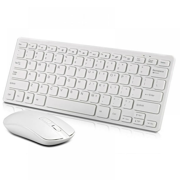ETOSHOPY Wireless Keyboard and Mouse Combo, 2.4G Wireless Silent Keyboard  Mouse Set for PC Latop, 500 Million Cycles Life