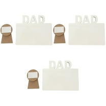 3-Piece Set of Oh Father's Day Photo Frames - Perfect Birthday Gift for Dad and Students