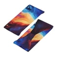 thumbnail image 3 of Lsque Red And Blue Fire Wolf Pattern Sweatbands Sports Headband for Men & Women - Moisture Wicking Athletic Cotton Terry Cloth Sweatband for Tennis, Basketball, Running, 3 of 9
