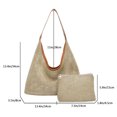 thumbnail image 2 of Bolso de mano tejido de paja FLhrweasw para mujer con bolsa pequeña, 2 of 9
