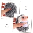 thumbnail image 2 of 2pcs Little Hedgehog Pendant Animal Keyring Cartoon Key Chain Animal Plush Keychain Plush Animal Key, 2 of 5