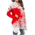 thumbnail image 3 of Cardigans pour Femmes Mode Femmes Imprimé Ample Cardigan à Manches Longues Manteau Blouse Cardigan Léger en Liquidation, 3 of 6