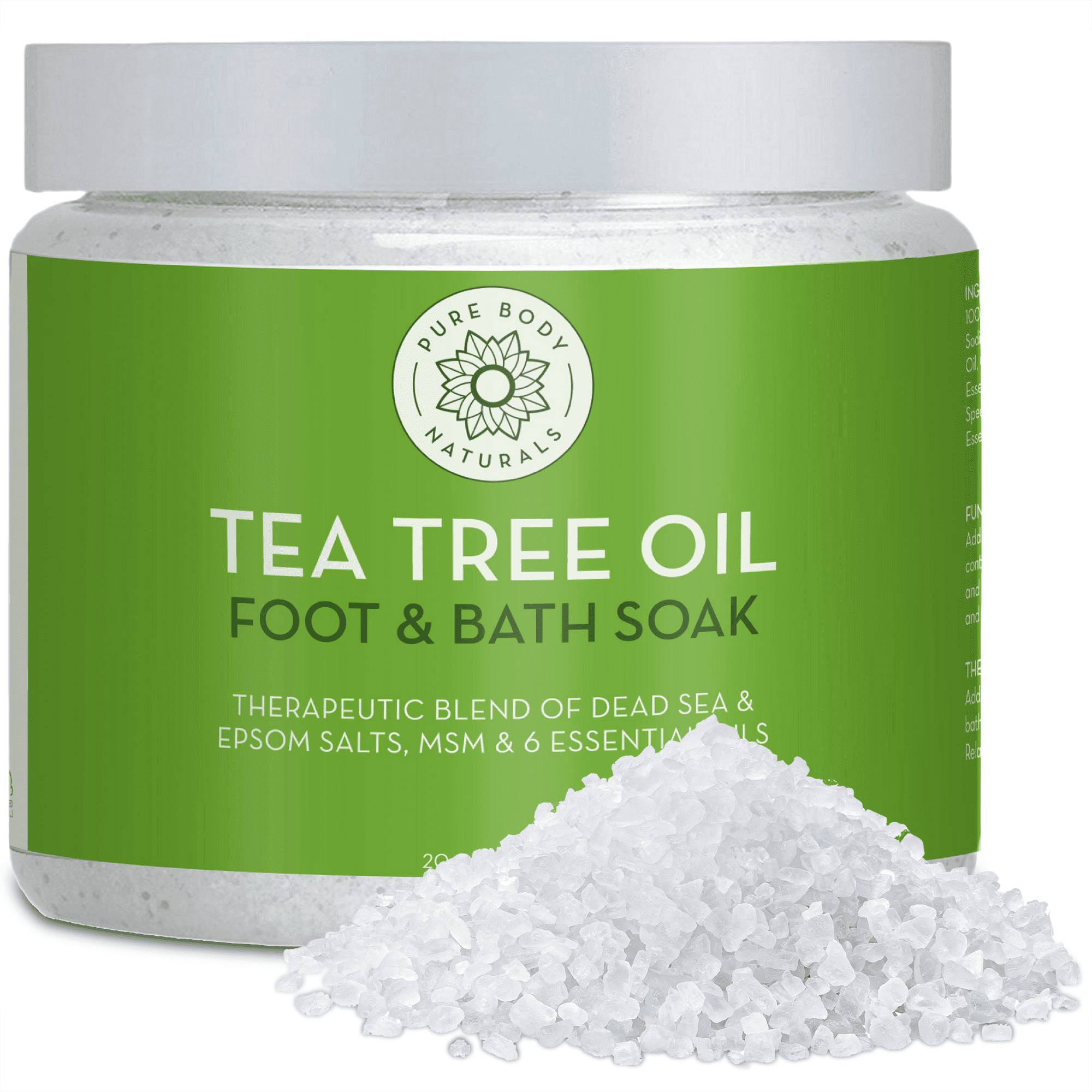 Tea Tree Oil Foot and Bath Soak for Athlete's Foot & Toenail Treatment