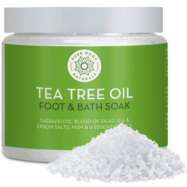 Tea Tree Oil Foot and Bath Soak for Athlete's Foot & Toenail Treatment