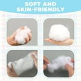 thumbnail image 6 of 100g Polyester Fiber Fill - Soft Pillow Stuffing, Polyfill Stuffing for Stuffed Animals, Toys, Dolls, High Resilience Fiber Filling Stuffing for Cushions, DIY Craft, 6 of 14