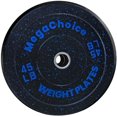 thumbnail image 4 of 1 Pcs Bumper Plates,2 Inch 45LB Rubber Weight Plate for Weight Lifting Strength Training Home Gym, 4 of 6