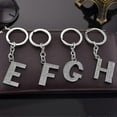 thumbnail image 1 of Porte-clés Alphabet Bling Initiale Unisexe Incrusté de Strass Cadeau, 1 of 5
