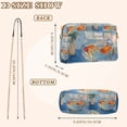 thumbnail image 4 of FORMRS Women Crossbody Purse with Chain Strap Vegan Leather Shoulder Handbag, Blue Goldfish, 4 of 7