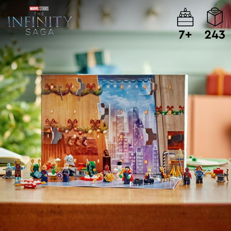 LEGO Marvel Avengers 2023 Advent Calendar 76267 Holiday Countdown Playset  with Daily Collectible Surprises and 7 Super Hero Minifigures such as  Doctor Strange, Captain America, Spider-Man and Iron Man - Walmart.com
