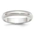 thumbnail image 1 of Bande Demi-Ronde 10KW 4mm Milgrain Taille 13.5 Taille 13.5, 1 of 4