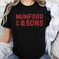 thumbnail image 2 of Mum.ford and Sons 2025 Tour Heavy.weight Unisex Crewneck T-shirt Men's And Women's Graphic Tee 100% Cotton by TBun, Full Sizes S-5XL, 2 of 2