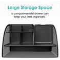 thumbnail image 2 of Maxgear Office Desk Organizer, Pen Holder & Organizer For 6 Compartments, 1 Draw, 2 of 5