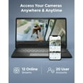 thumbnail image 6 of Reolink 4K 12CH WiFi NVR Wi-Fi Built-in 2TB HDD, 24/7 Recording Home Security Camera System RLN12W, 6 of 10