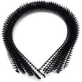 thumbnail image 4 of 6Pcs Unisex Black Metal Hairband Teeth Comb Headband Hair Hoop Headwear Accessory for Women Men, 4 of 5