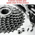 thumbnail image 5 of LADYGYM 2026 New 8 Pairs Bicycle Missing Link for 6,7,8,9,10 Speed Chain,Silver,Reusable for Bicycle,Mountain Bike,Road Bike,Cycling,Chain Repair, 5 of 7