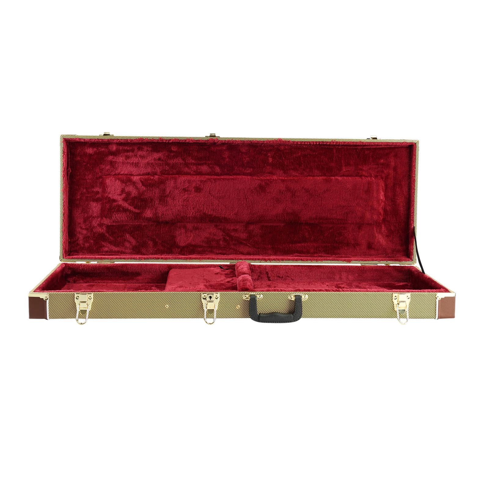 Dualoai Electric Guitar Case Dustproof Safeguarding Instrument Box Sturdy Hard Shell