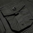 thumbnail image 6 of IROINNID Men's V-Neck Sleeveless Solid Color Loose Outdoor Vest Jacket Lightweight Cargo Vest With Pockets, 6 of 9