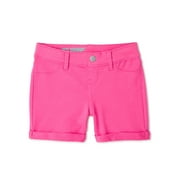 Wonder Nation Girls French Terry Shorts, Sizes 4-18 & Plus
