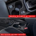 thumbnail image 4 of ABS Car Center Console Water Cup Holder Panel Cover, Carbon Fiber Pattern Interior Trim for Forester 2025, Left Hand Drive, Wear-Resistant, Anti-Corrosion, Quick Installation Auto Accessory, 4 of 8