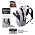 thumbnail image 5 of FORMRS Kids School Backpack Elementary Student Unisex Travel Bookbag with Reflective Stripes, Light Blue Gradient, 5 of 7
