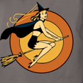 thumbnail image 3 of CafePress - Retro Witch Womens Comfort Colors Shirt - Womens Comfort Colors® Shirt, 3 of 4