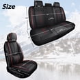 thumbnail image 5 of Leather Seat Covers for Ford Most 98% Cars SUVs,Car Seat Covers Full Set,Waterproof Car Seat Protectors with Airbag,Comfort Interior Cover Seats for Cars(Black+Red,Pillows), 5 of 6