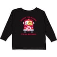 thumbnail image 3 of Inktastic Fire Truck 4th Birthday Boy Boys Long Sleeve Toddler T-Shirt, 3 of 5