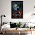 thumbnail image 6 of JFHCQJPK Witch in the Forest Halloween Print Wall Art Poster Witch Decor Vintage Print Dark College Wall Art Victorian Gothic Room Decor Canvas Wall Print8x12in Metal blackFramed, 6 of 8